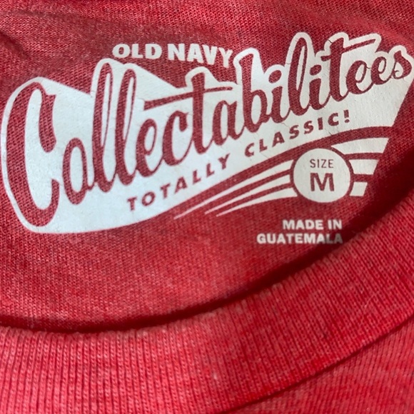 Old Navy Vibrant Red Graphic Tee - Picture 2 of 8